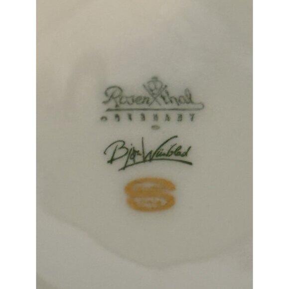 Rosenthal Studio Bjorn Wiinblad Vase Bowl Fairy Relief Porcelain Denmark 5x3 - Picture 6 of 9